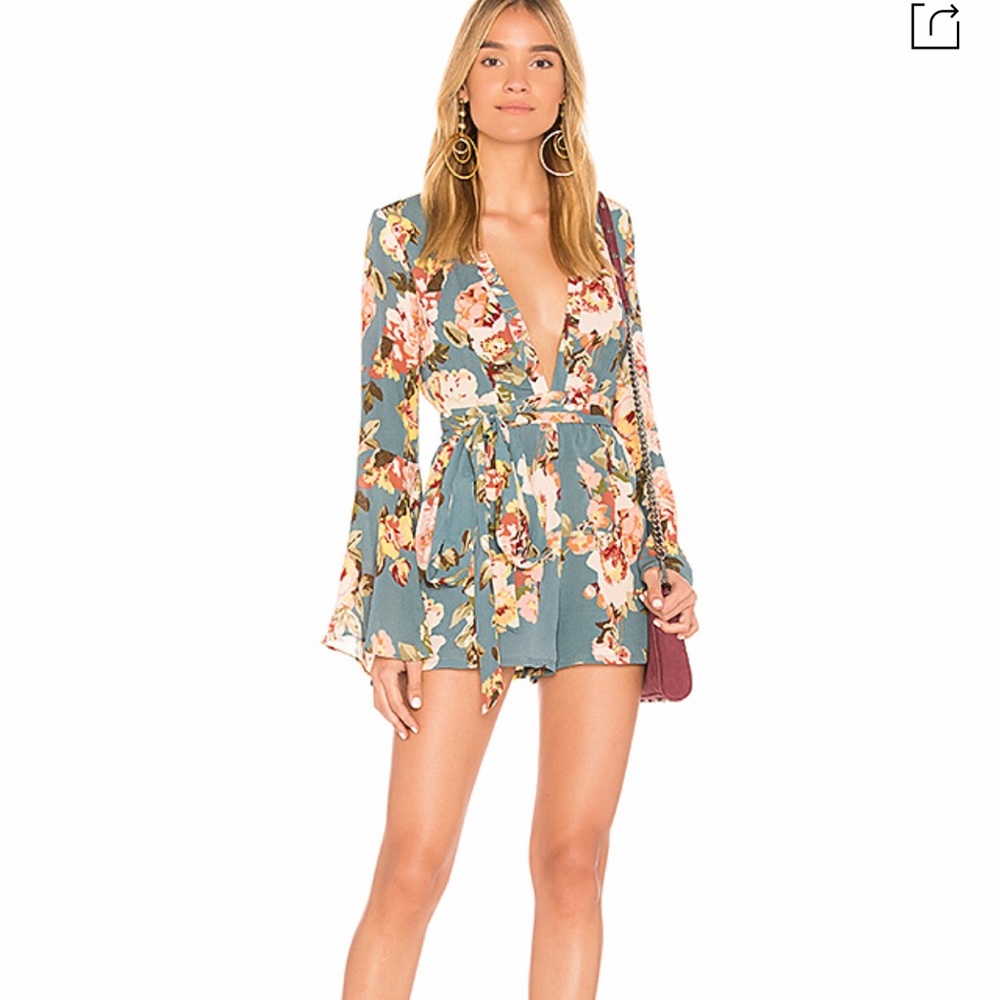 Privacy please floral romper